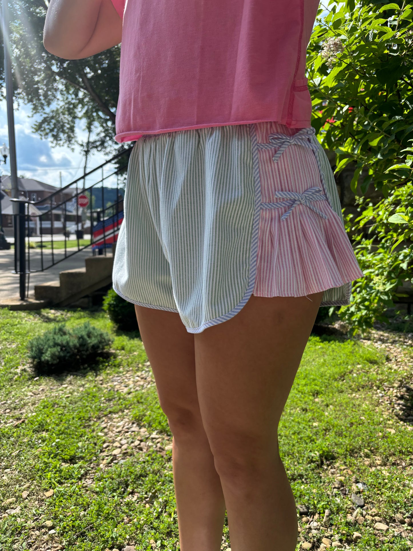 Pure Pastel Stripe Shorts
