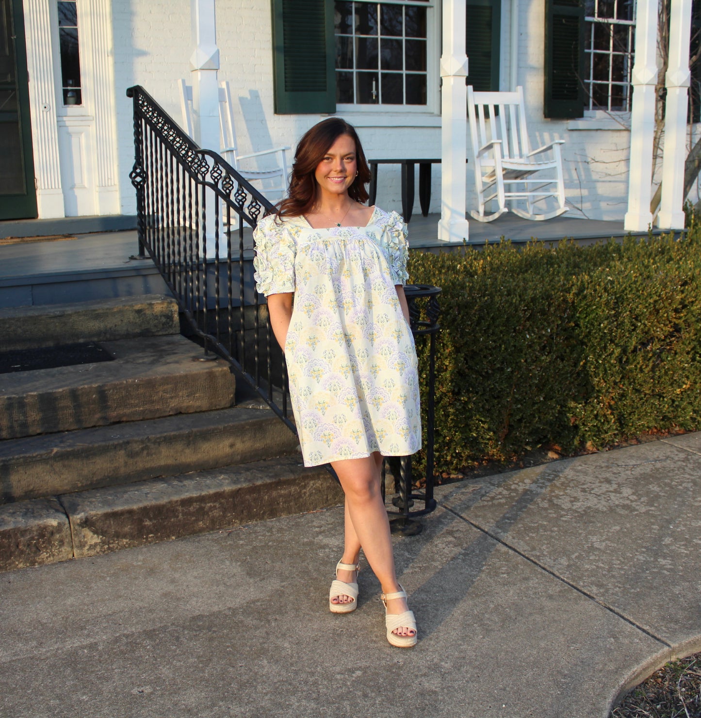 Lavender Sunrise Mini Dress