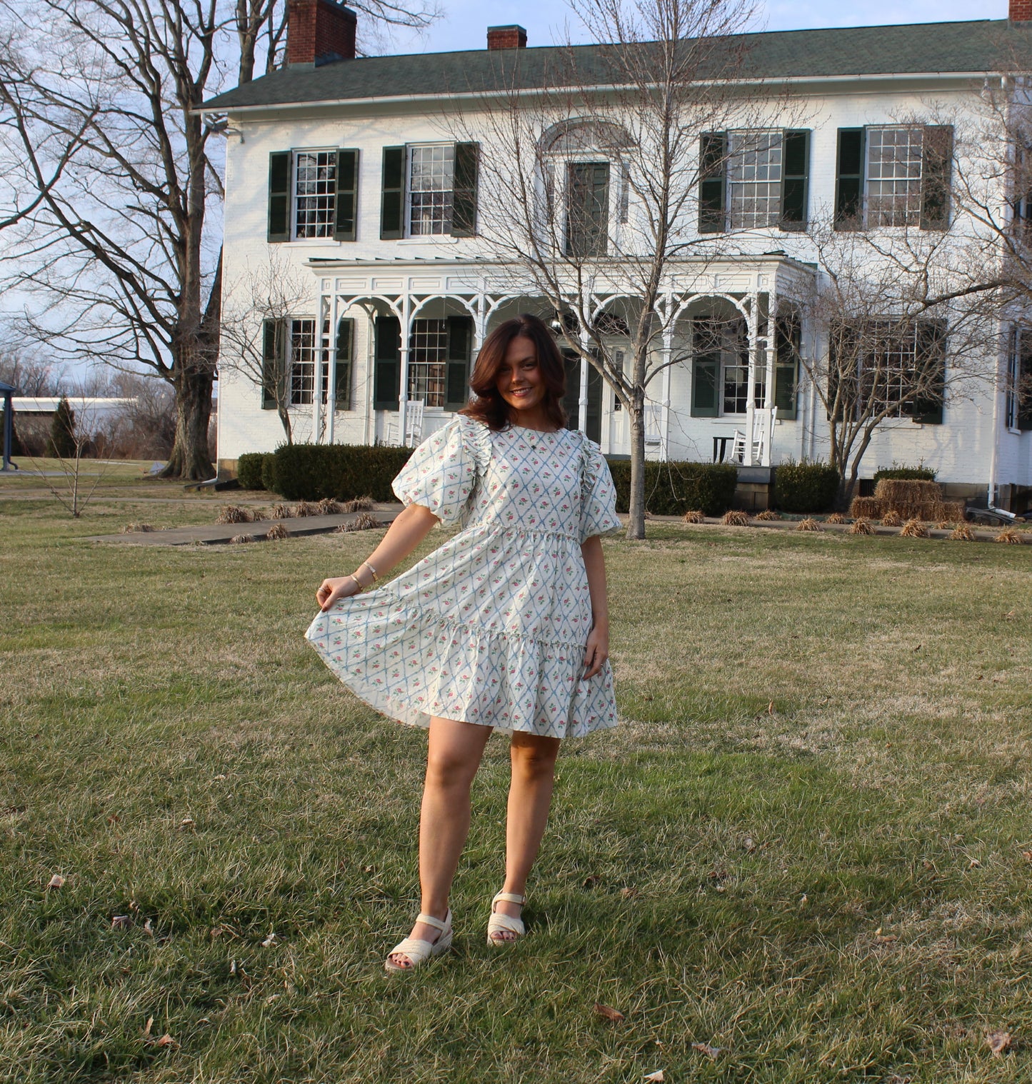 Garden Charm Babydoll Dress