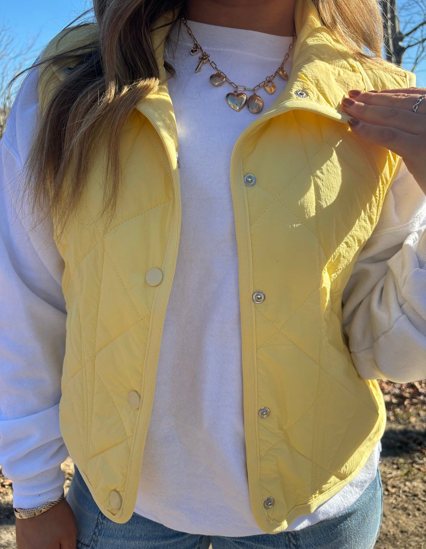 Daisy Delight Quilted Vest