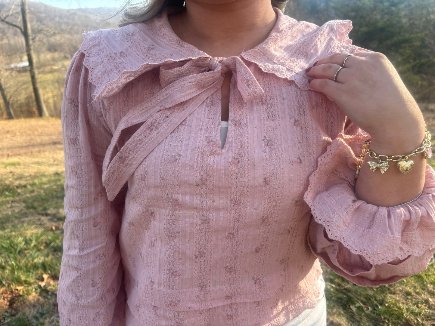 Sweet Serenity Lace Blouse