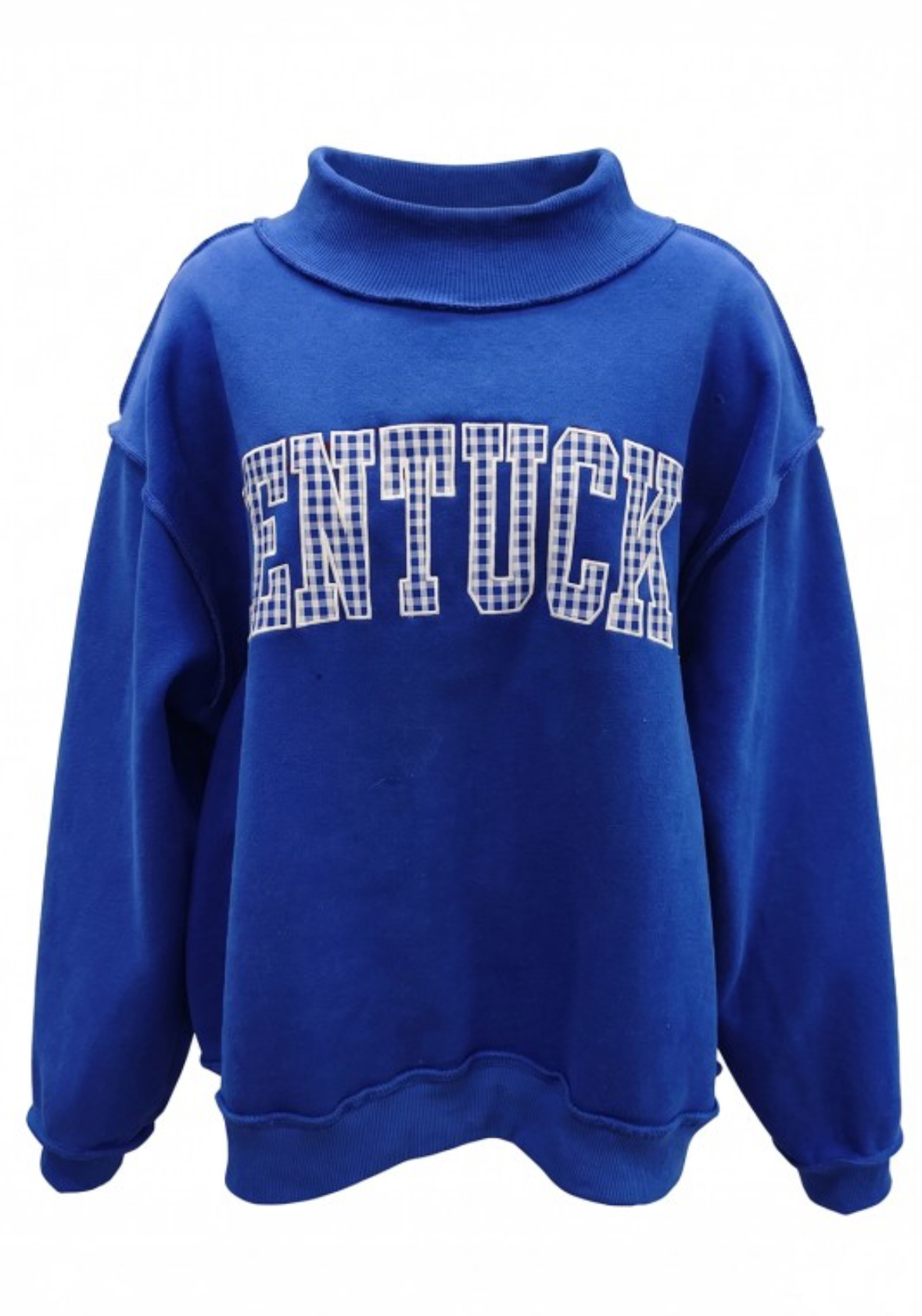 Gingham Kentucky Mockneck