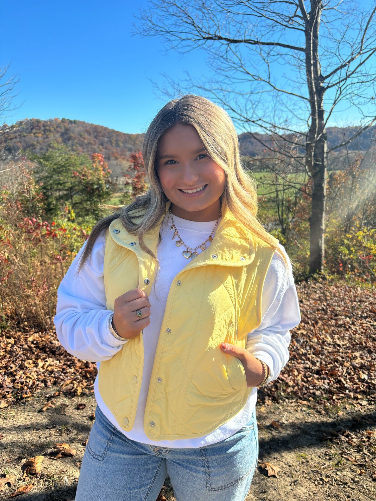 Daisy Delight Quilted Vest