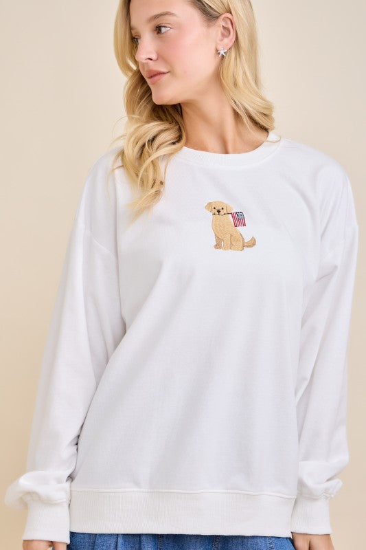 Golden Glory Oversized Sweatshirt